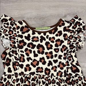 Millie loves Lily Animal Print Ruffle Sleeve Blouse